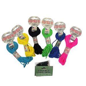 Pepperell Parachute 325 cord - 6 colors, and 6 clasps